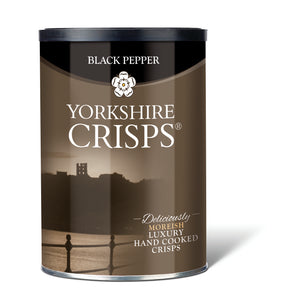 Yorkshire Crisps - Black Pepper - 95g drum