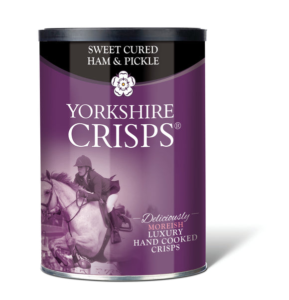 Yorkshire Crisps - Sweet Cured Ham & Pickle - 95g drum