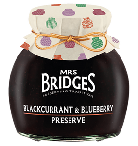 Mrs Bridges Blackcurrant and Blueberry Preserve - 340g