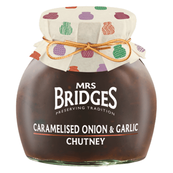 Mrs Bridges Caramelised Onion & Garlic Chutney - 300g