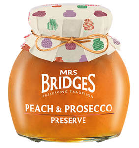 Mrs Bridges Peach and Prosecco Preserve - 340g