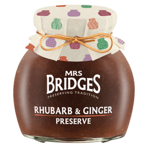 Mrs Bridges Rhubarb & Ginger Preserve - 340g