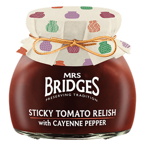 Mrs Bridges Sticky Tomato Relish with Cayenne Pepper - 225g