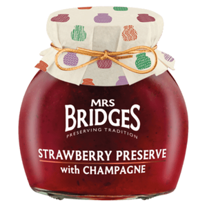 Mrs Bridges Strawberry Preserve with Champagne - 340g