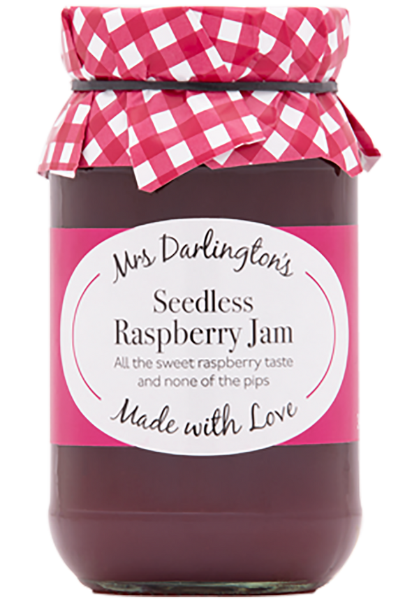 Mrs Darlington's Seedless Raspberry Jam - 340g
