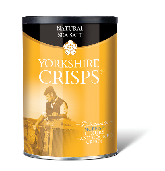 Yorkshire Crisps - Natural Sea Salt - 95g drum